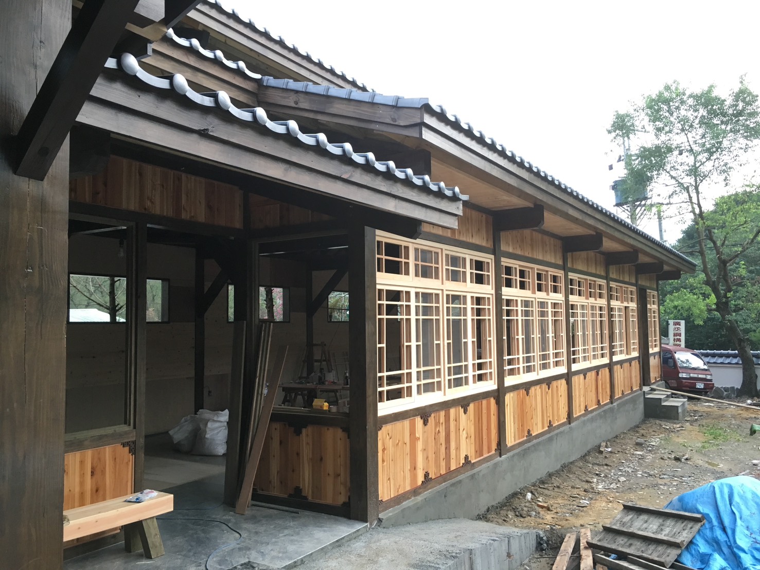 埔里鯉魚潭夏都華蔓山林渡假會館木作整合工程案例